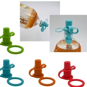 Reusable Colorful Rubber Water Bottle Cap
